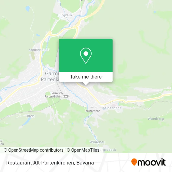 Restaurant Alt-Partenkirchen map