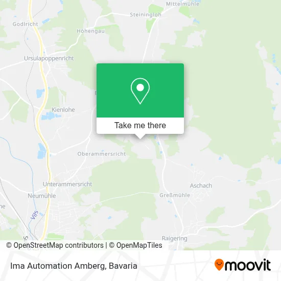 Ima Automation Amberg map