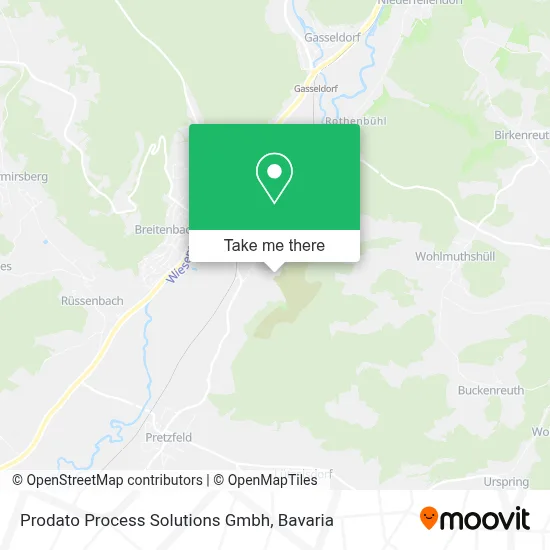 Prodato Process Solutions Gmbh map