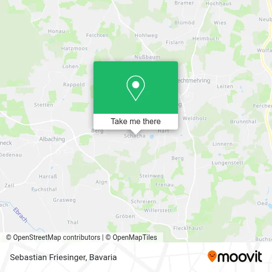 Sebastian Friesinger map