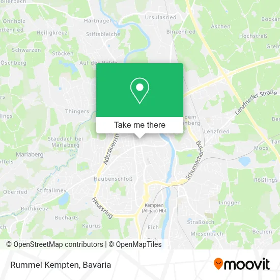 Rummel Kempten map