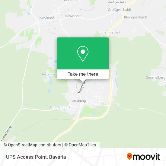Ups Access Point map