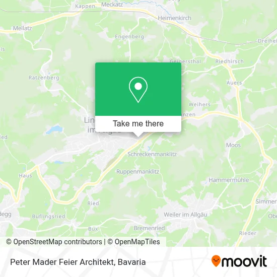 Peter Mader Feier Architekt map