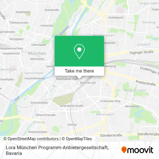 Lora München Programm-Anbietergesellschaft map