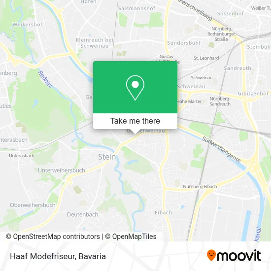 Haaf Modefriseur map