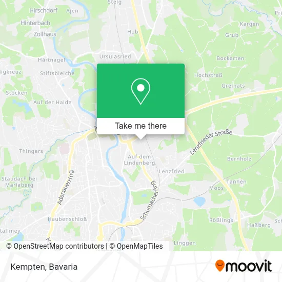 Kempten map