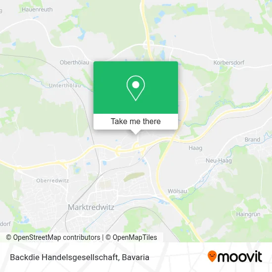 Backdie Handelsgesellschaft map