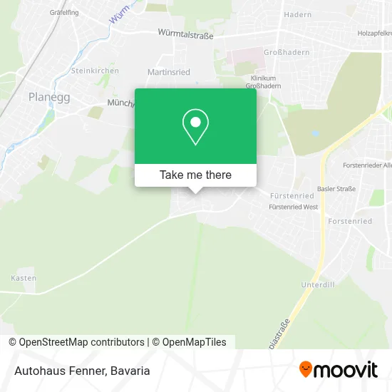 Autohaus Fenner map