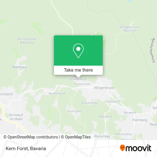 Kern Forst map
