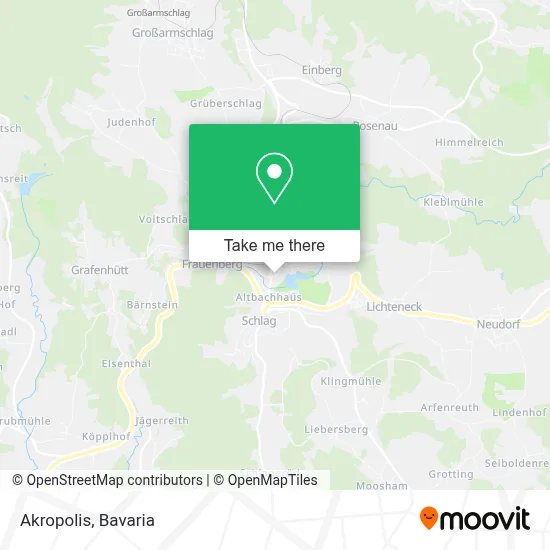 Akropolis map