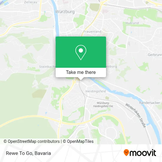 Rewe To Go map
