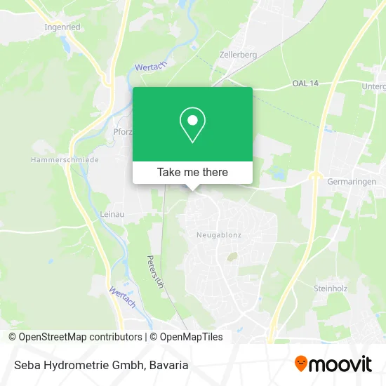 Seba Hydrometrie Gmbh map