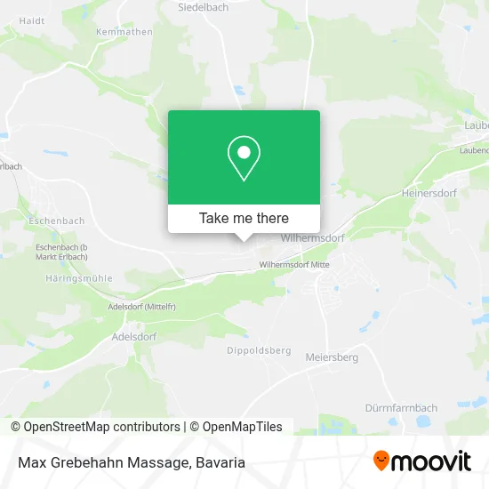 Max Grebehahn Massage map