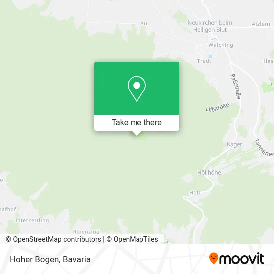 Hoher Bogen map