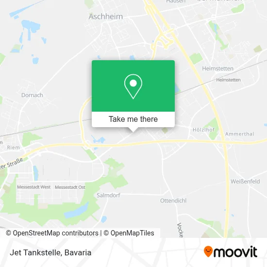 Jet Tankstelle map