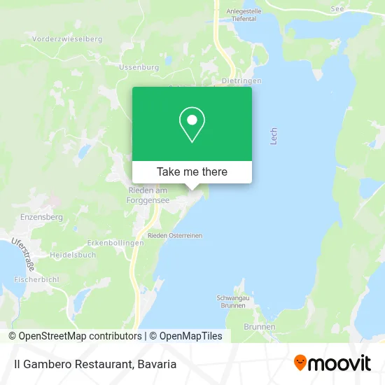 Ristorante Il Gambero map