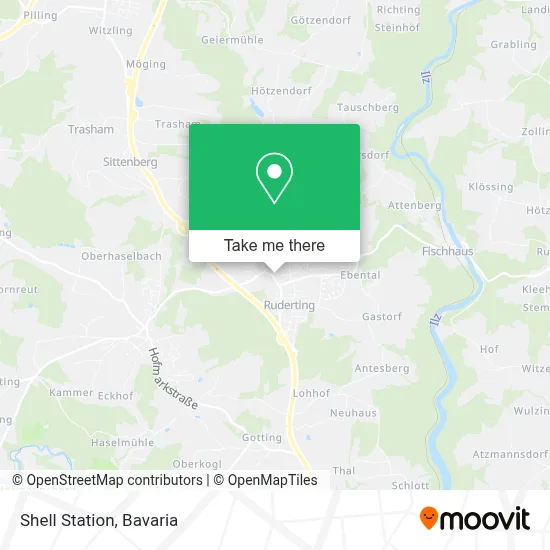 Shell Station map