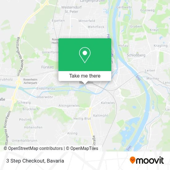 3 Step Checkout map