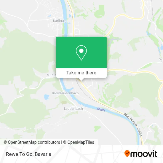 Rewe To Go map