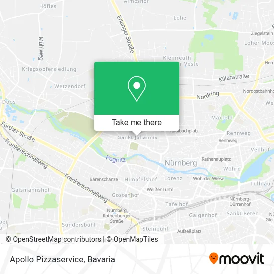 Apollo Pizzaservice map