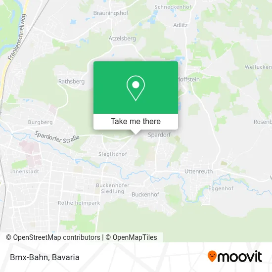 Bmx-Bahn map