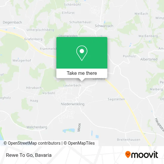 Rewe To Go map