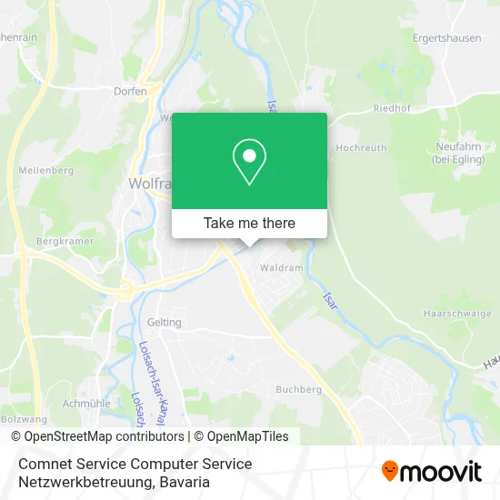 Comnet Service Computer Service Netzwerkbetreuung map