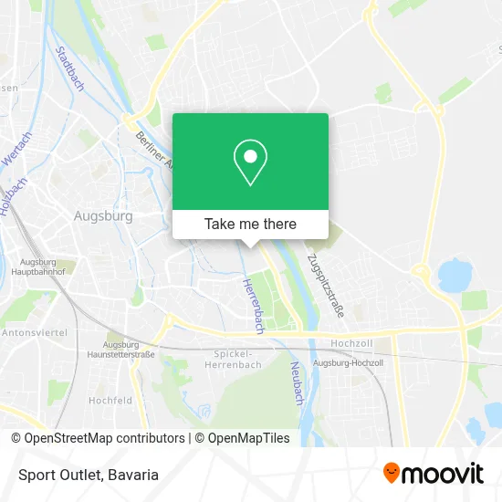 Sport Outlet map