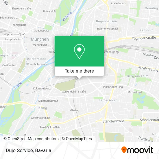 Dujo Service map