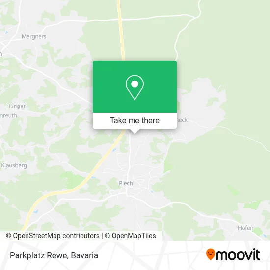 Parkplatz Rewe map