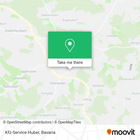 Kfz-Service Huber map