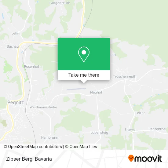 Zipser Berg map