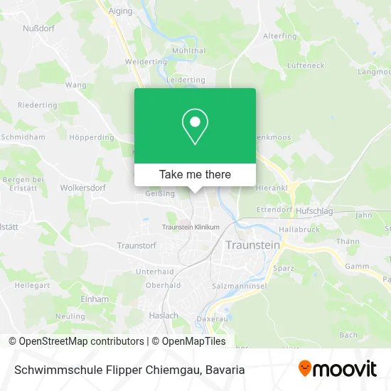 Schwimmschule Flipper Chiemgau map