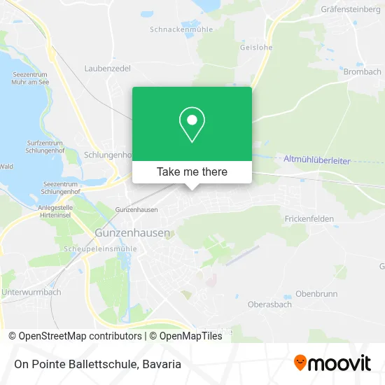 On Pointe Ballettschule map