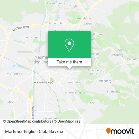 Mortimer English Club map