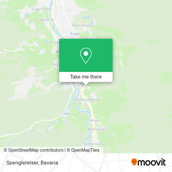 Spenglereiser map