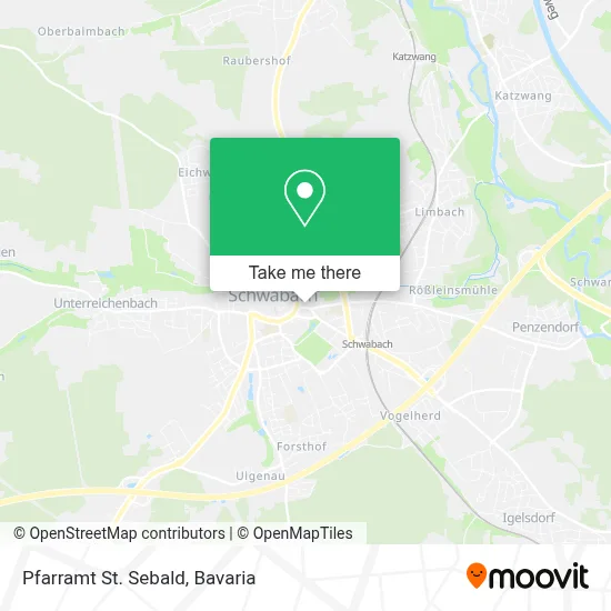 Pfarramt St. Sebald map