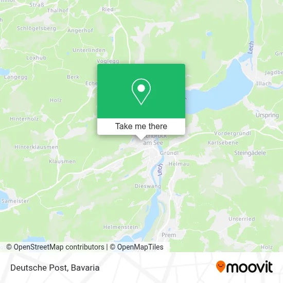Deutsche Post map