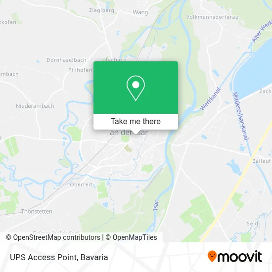 Ups Access Point map
