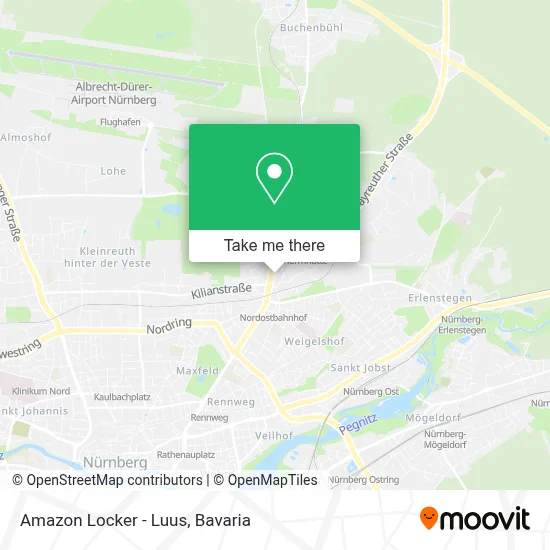 Amazon Locker - Luus map