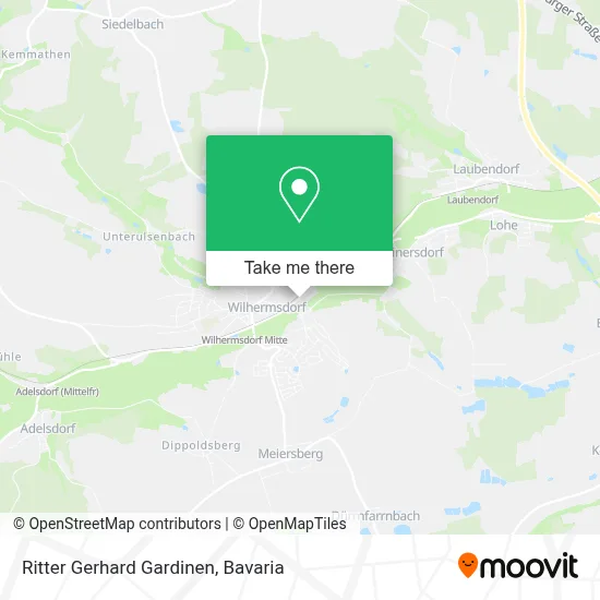 Ritter Gerhard Gardinen map