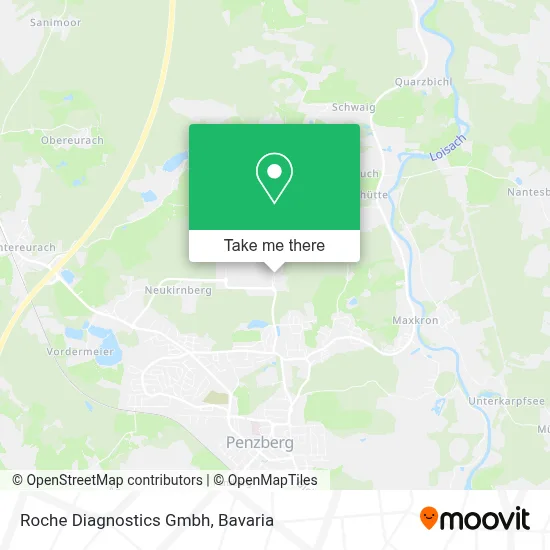 Roche Diagnostics Gmbh map