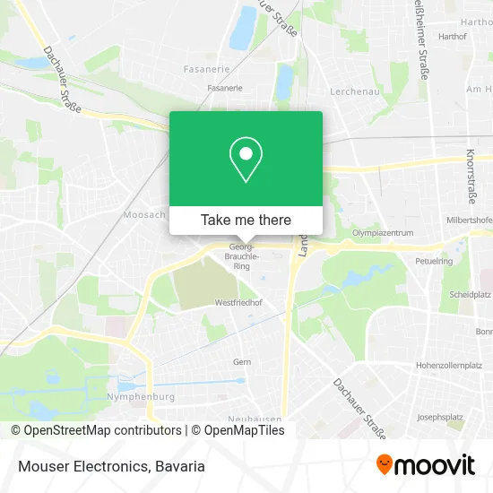 Mouser Electronics map