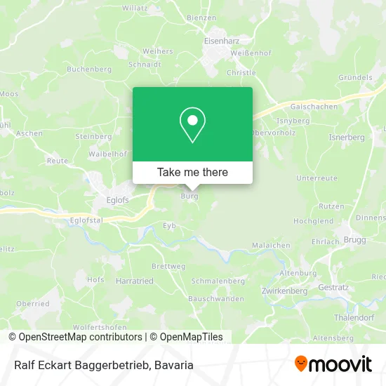 Ralf Eckart Baggerbetrieb map