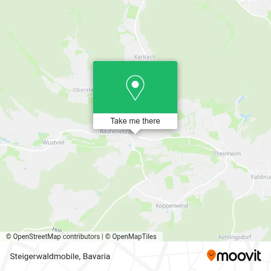 Steigerwaldmobile map