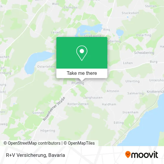 R+V Versicherung map