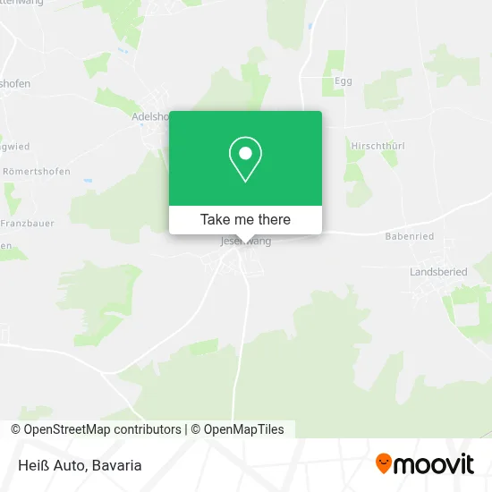 Heiß Auto map