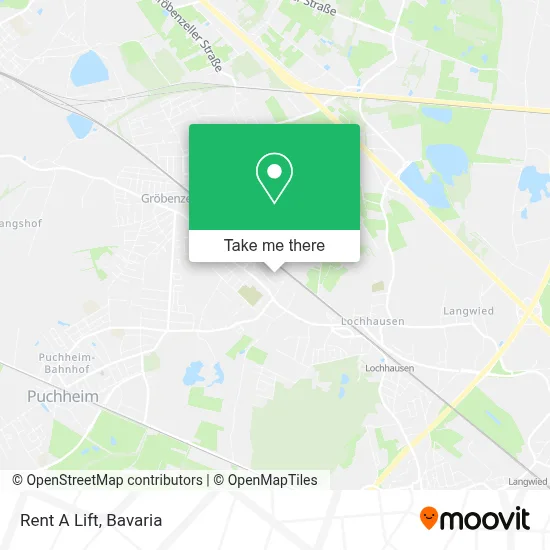 Rent A Lift map