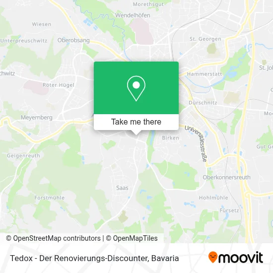 Tedox - Der Renovierungs-Discounter map