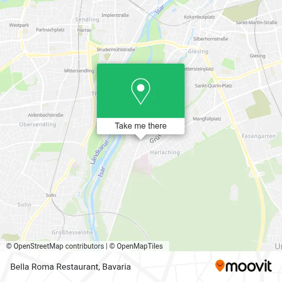 Ristorante Bella Roma map